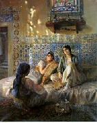Arab or Arabic people and life. Orientalism oil paintings  224 unknow artist